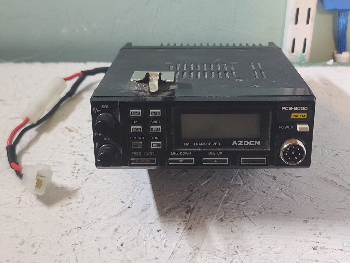 AZDEN Mobile VHF 2m FM Transceiver PCS-6000 w/AZDEN 499-21