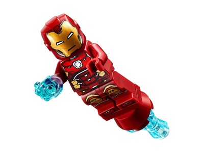 lego iron man statuette