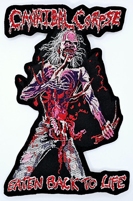 CANNIBAL CORPSE EATEN BACK TO LIFE (SHAPED BORDER) EMBROIDERED PATCH