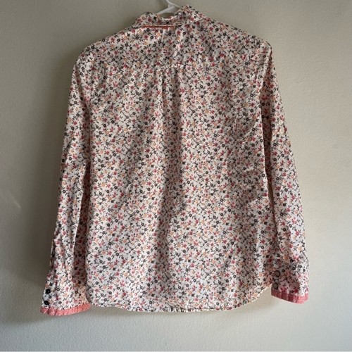 Banana Republic floral print seventies 100% cotton blouse - Picture 3 of 9