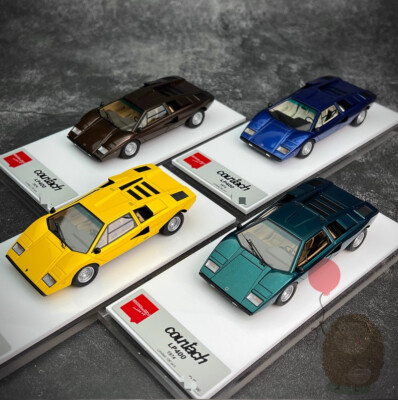 Lamborghini Countach ミニカー 1/43 makeup 1/43 Lamborghini Countach LP400 1975 EM387 Resin Car Model