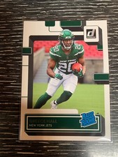 2022 Panini Donruss Football Breece Hall Rated Rookie Card RC #314 7BC
