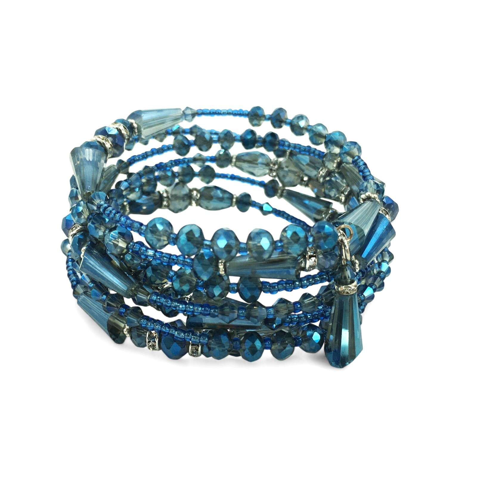 Coiris Boho Layered Beaded Adjustable Stretch Bra… - image 2