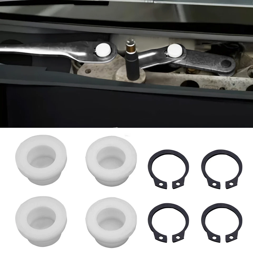 4x For Audi Q7 SQ7 Bentley Bentayga Wiper Linkage Push Rod Bushes Repair Kit - Image 3 of 4