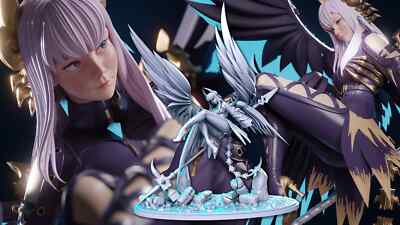 Casiela Angel (1) - 1/24 75mm Large scale resin model kit and base CUS