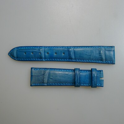 Van Cleef & Arpels Watch Strap, Blue Crocodile | eBay display picture 2
