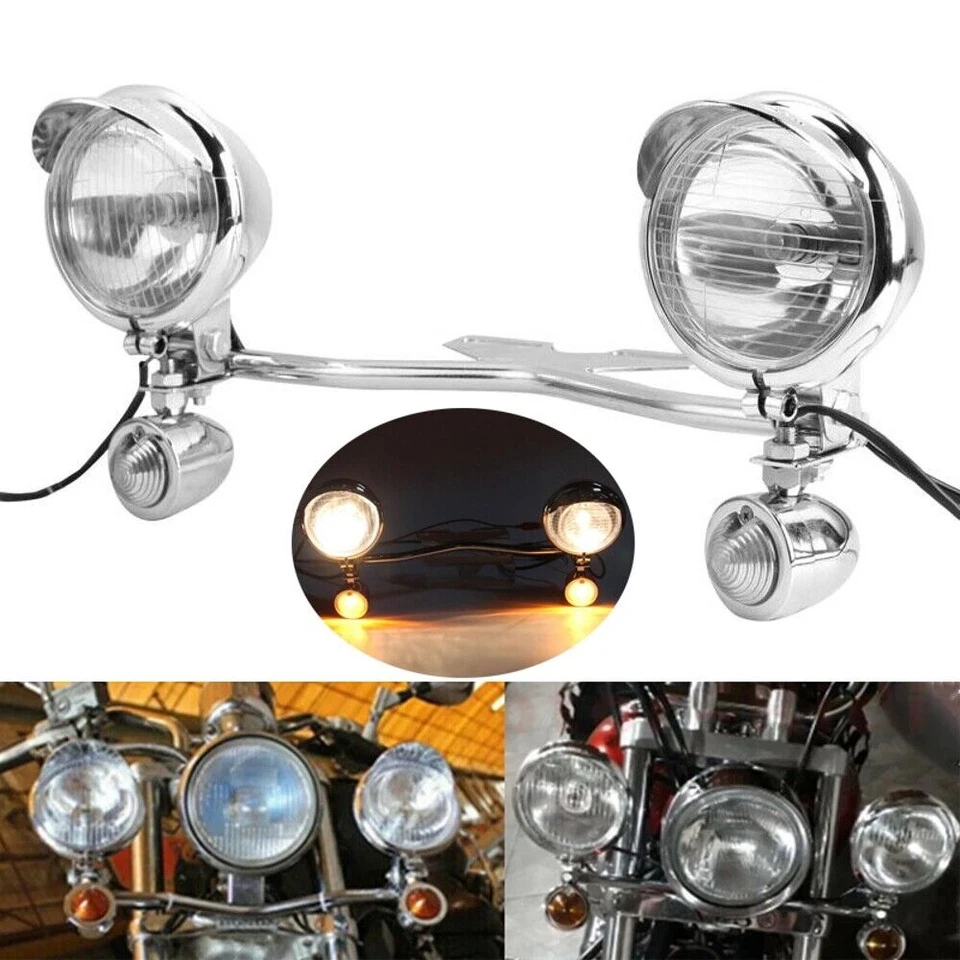 Luz de barra de señales de giro de paso para Honda VT Shadow Ace Classic 500 700 750 1100 Foto 2 de 4
