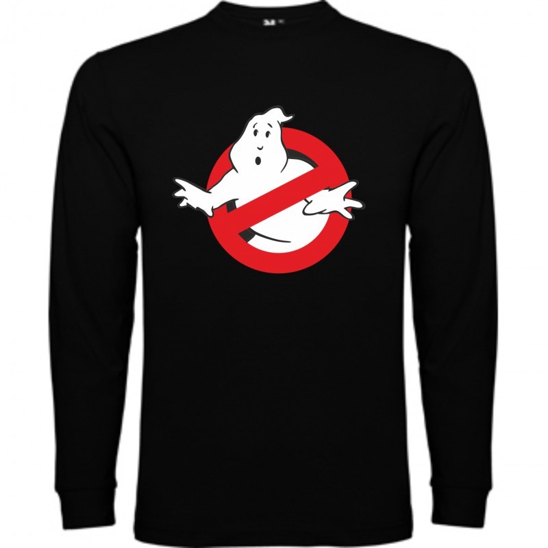 CAMISETA MANGA LARGA CAZAFANTASMAS
