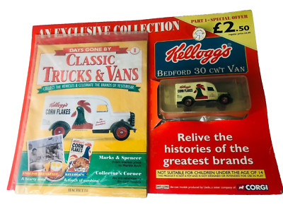 Magazine Classic Trucks & Vans Kellogg's Corgi Days Gone Unopened Issue 1 ra
