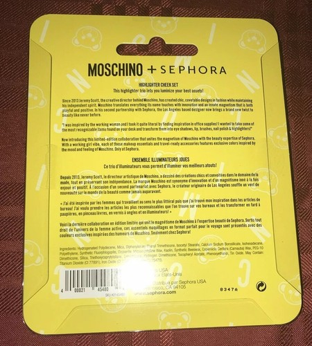 Moschino x Sephora Highlighter Cheek Set Limited Edition New - Picture 5 of 5