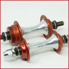 NOS OFMEGA BMX HUBS 36h HOLES VINTAGE OLD SCHOOL 70s 80s STEEL SOLID AXLE