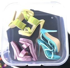 Storage Boxes for Doll Shoes/booties, jewelry, makeup-2.12" Square-Set of 5/ 10