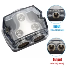 1 Way In 2 Ways Out Distribution Block for Car Audio Systems