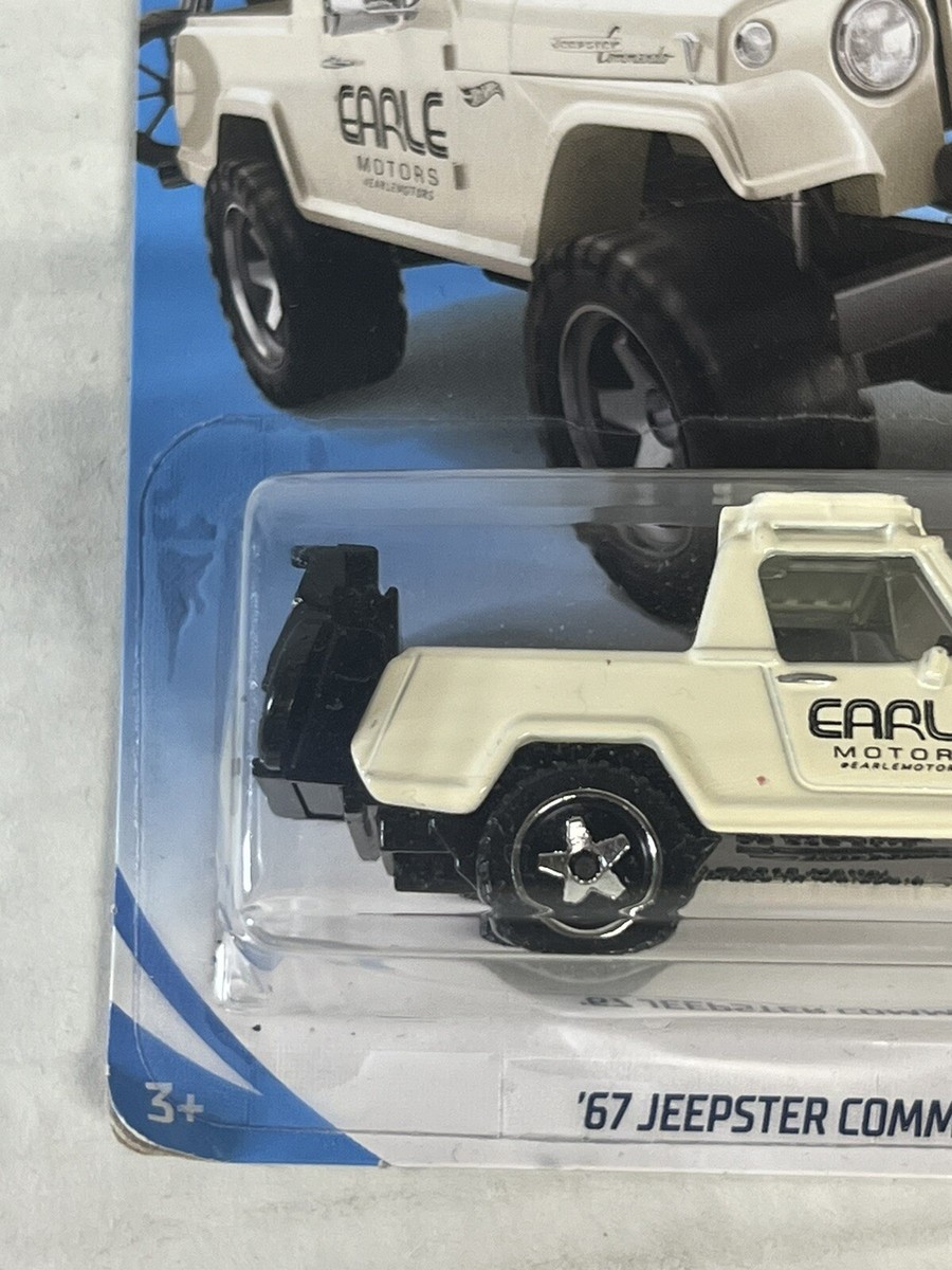 Hot Wheels HW Hot Trucks '67 Jeepster Commando Earle Motors White