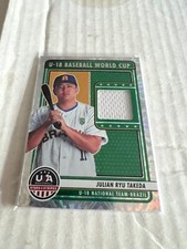Julian Ryu Takeda 2023 Panini USA Stars & Stripes Fireworks Jersey #U18-JT NrMt