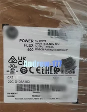 1PCS New 22C-D105A103 Power Flex 400 75HP AC Drive 22CD105A103 FREE Ship
