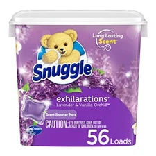 Snuggle Exhilarations In Wash Laundry Scent Booster Pacs,  Assorted Sizes 