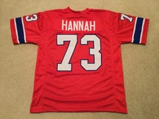 UNSIGNED CUSTOM Sewn Stitched John Hannah Red Jersey - M, L, XL, 2XL