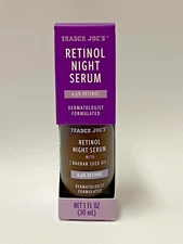 New Trader Joe’s Retinol Night Serum Baobab Seed Oil 1 oz