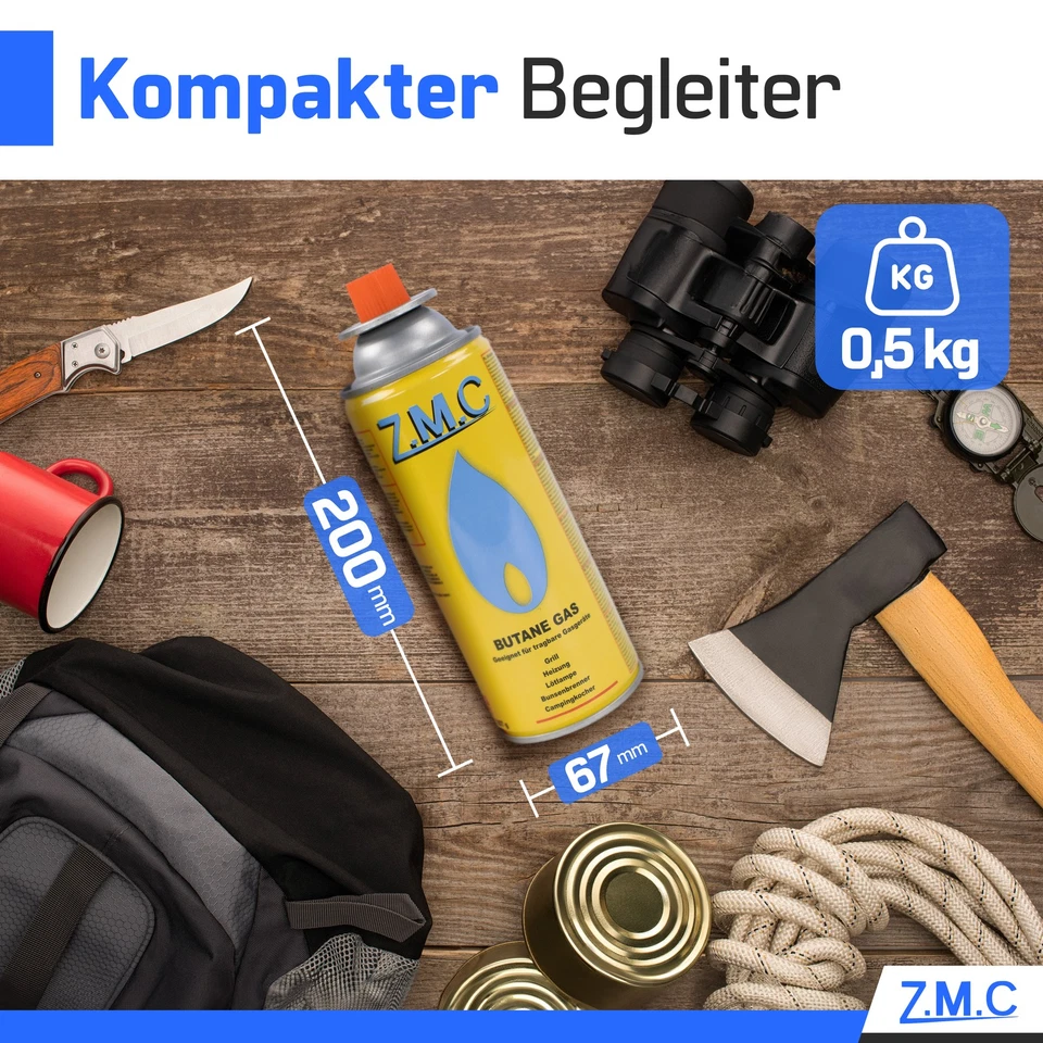 28x Butan Gas Kartusche 227g Gaskartuschen Bunsenbrenner Campingkocher Gaskocher - Bild 3 von 4