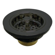 Kingston Brass KBS100 Made To Match 3-1/2" Basket Strainer - Stainless Steel