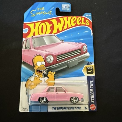 Hot Wheels 2026 The Simpsons Family Car HW Screen Time Homer Pink Combined Post