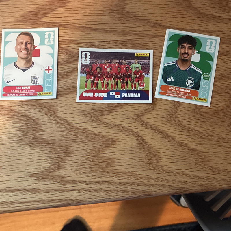 Panini 2026 FIFA World Cup 3 stickers