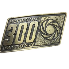 Vintage Belt Buckle Permatex Daytona 300 Limited Edition 1975 by Lewis Buckles