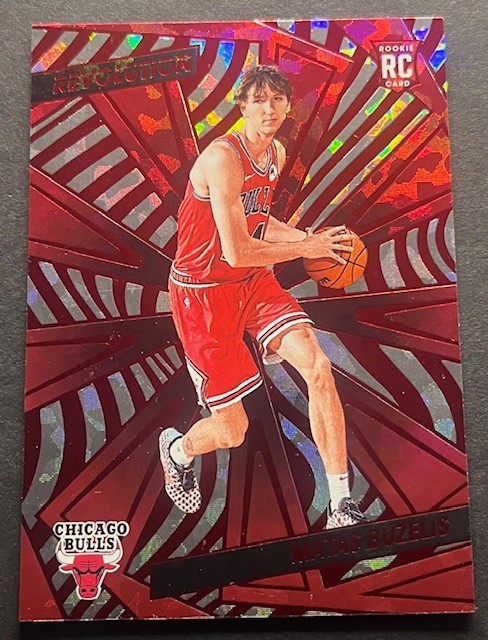 2024-25 Panini Revolution Rookies Chinese New Year Matas Buzelis #129 Rookie RC