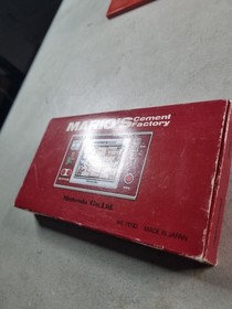 Nintendo &lsquo;Game & Watch&rsquo; Mario&rsquo;s Cement Factory CIB Complete