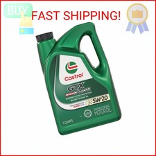 Castrol GTX High Mileage 5W-20 Synthetic Blend Motor Oil, 5 Quarts 27.27 per gallon