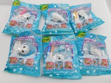 Crayola Scribble Scubbie Ocean Pets Full Set of 6 NEW Free Ship Turtle Whale