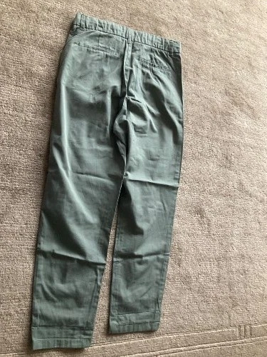 Esprit Pantalon en Tissu Femme Vert Chino Coton Casual (EU 38, INT M, W29) - Photo 2/3