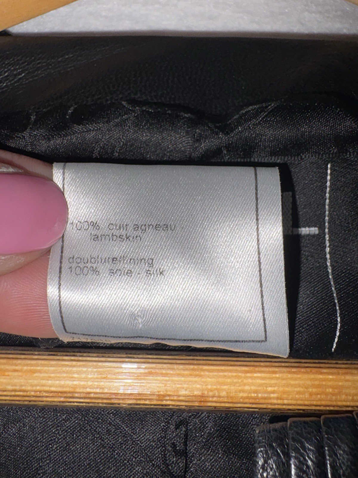 Chanel Black Lambskin Leather Jacket Sz 34/US 2 XS Ruffle Collar Excellent SEE! thumbnail 21