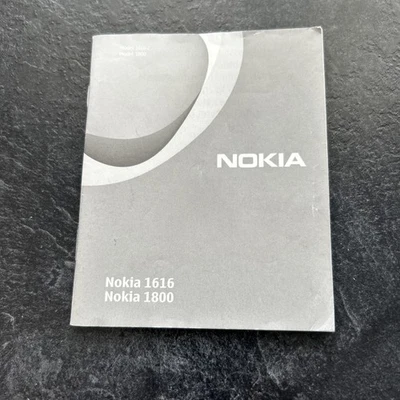 Nokia Mobile Phone - 1800 and 1616 Models - User Guide Manual - 36 Pages - 2010 - Image 1 of 3
