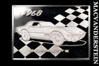 1968 Corvette Sterling Silver Bar- 1.2oz 37g .925- Choice Gem Proof #K1263