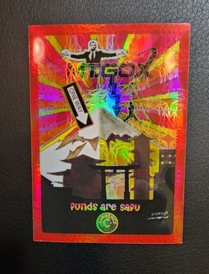 2022 Cardsmiths CURRENCY Series 1 #12 MT GOX Ruby Gemstone Refractor #15/25