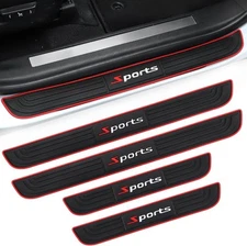 SINGARO Car Door Threshold Protection, 4PCS Edge 23.6x1.96inch, Sport 