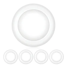 PARMIDA (4 Pack) 5/6 Inch Dimmable LED Disk Light Surface Flush Mount 15W, UL