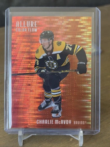 2025-26 Upper Deck Allure - Color Flow Charlie McAvoy  Red Orange Spectrum /399