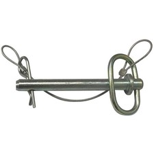 Grainger Approved U39666.062.0600 Hitch Pin,Standard,Zinc,6-3/4"L 3HLR1
