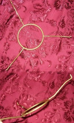 10'' Brass shade holder TRIPOD Aladdin alladin oil lamp 3&1/8'' A, B, C, 23, 23a
