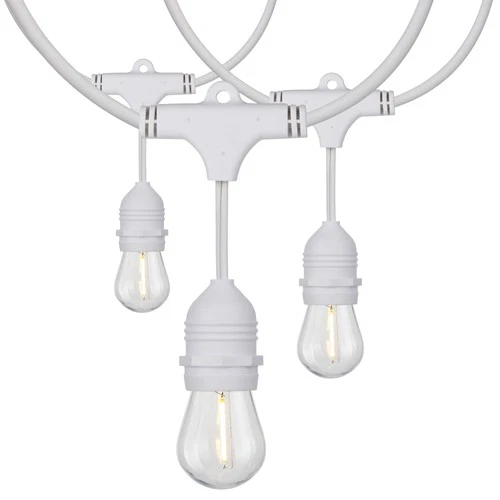 Satco Lighting S8038 288"L 12 Light Clear 12W LED String Light - White - Picture 1 of 5