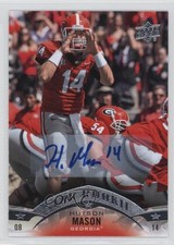 2015 Upper Deck Star Rookie Auto Hutson Mason #125 Auto 0f8