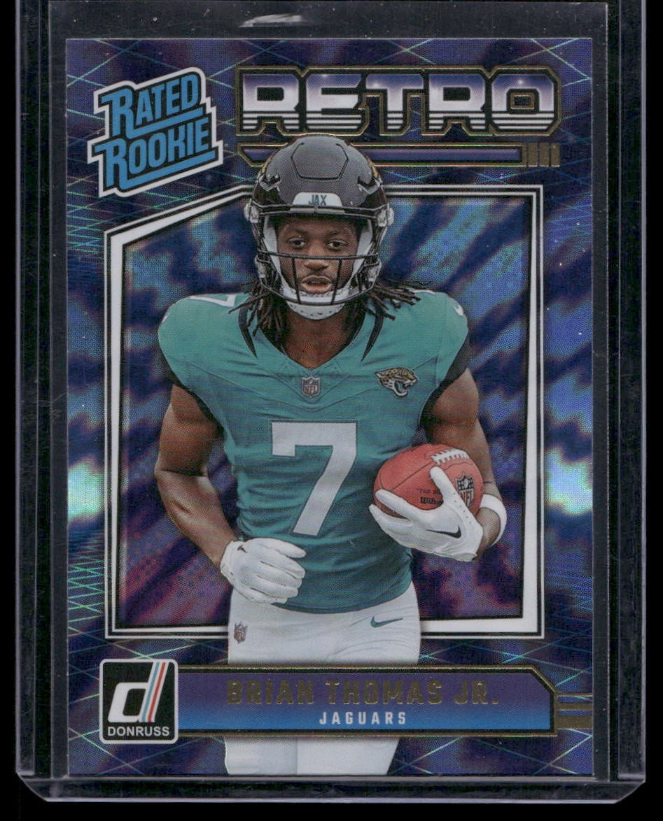 2024 Donruss #17 Brian Thomas Jr. Rated Rookies Retro