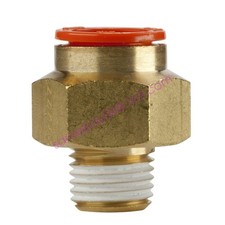 1 PCS SMC KQ2H13-35AS Brass Tube Fitting with Sealant Male Connector ✦KD