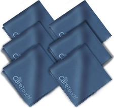 Microfiber Cleaning Cloths 6 Pack 6x7in Lint Free for Glasses Screens Lenses Nav