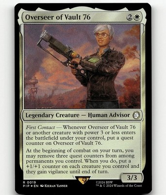 FOIL - MTG Overseer of Vault 76 - Universes Beyond: Fallout