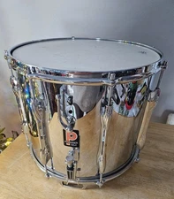 Vintage 14"x 12" Premier Chrome Marching Snare Drum 