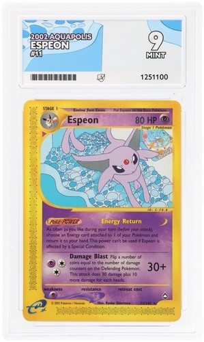Espeon graded ACE 9 for sale on eBay